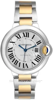 Cartier Ballon Bleu 33mm W2BB0002 Stainless steel Silver