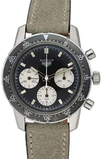 Heuer Autavia 2446C Stainless steel Black