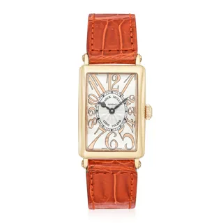 Franck Muller Long Island 902 QZ REL 18k rose gold Silver