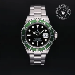 Rolex Submariner Date 16610 T Stainless steel Black