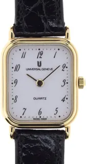 Universal Genève Classic 516.624 Yellow gold and Stainless steel White