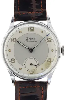 Grana Gents Wristwatch R607 Stainless steel Silver