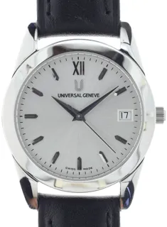 Universal Genève Gents Classic Wristwatch 879.210 Stainless steel Silver