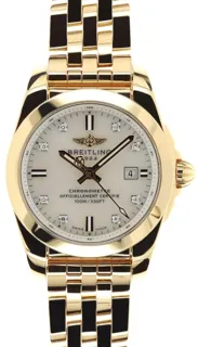 Breitling Diamond Galactic 29 Certifie Chronometre H7234812/A792 18k yellow gold White