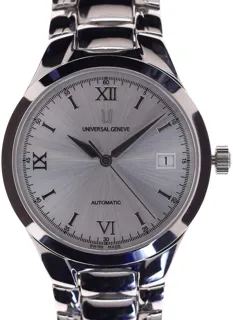 Universal Genève Gents Automatic Classic Wristwatch 862.216 Stainless steel Silver