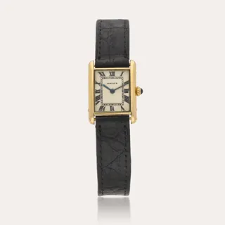 Cartier Tank Louis Cartier 18k yellow gold Cream