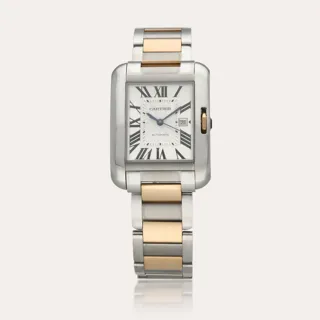 Cartier Tank Anglaise 3511 Stainless steel Silver