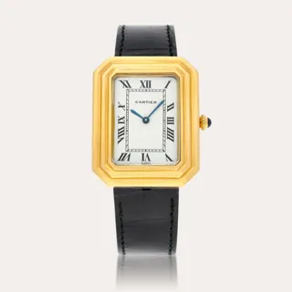 Cartier Cristallor Jumbo 78096 28mm 18k yellow gold White