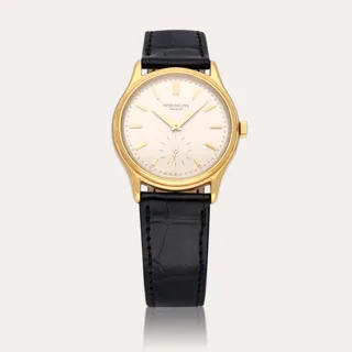 Patek Philippe Calatrava 3923 18k yellow gold Silver