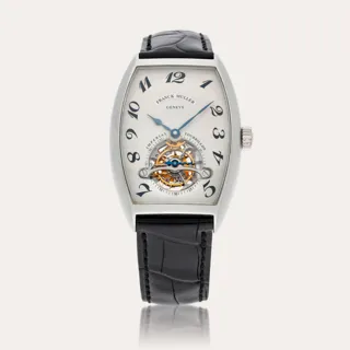 Franck Muller Imperial Tourbillon 5850T 18k white gold Silver