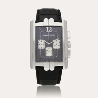 Harry Winston Avenue 330/MCA 18k white gold Gray