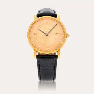 Corum Coin Watch 082.355-56 18k yellow gold Golden