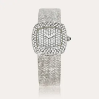 DeLaneau 18k white gold