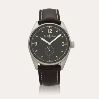 Bell & Ross Vintage 123 BRV123 Stainless steel Black