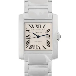 Cartier Tank Française WSTA0067 30.5mm Stainless steel Silver