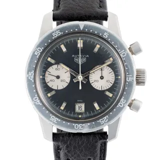 Heuer Autavia 7863C 40mm Stainless steel