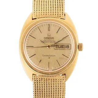 Omega Constellation 168.5019 34mm 18k Gold