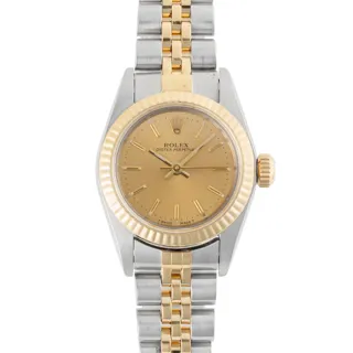 Rolex Oyster Perpetual 67193 25mm Stainless steel and gold