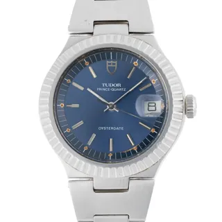 Tudor Oyster Prince 9140/0 38mm Stainless steel Blue