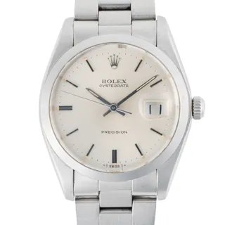 Rolex Oysterdate Precision 6694 35mm Stainless steel Silver