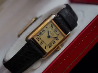 Cartier Tank Must Vermeil Cream