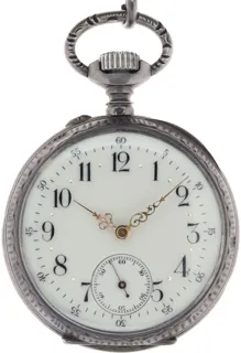 Anonymous Mans Pocket Watch Silver multi-color