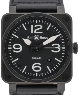 Bell & Ross BR03-92 BR 03-92 42mm Stainless steel Black