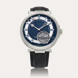 Breguet Marine 5887PT/Y2/9WV Platinum Blue