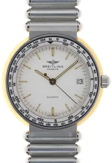 Breitling Elesse Archap Design 82270 Yellow gold and Stainless steel White