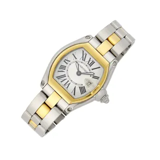 Cartier Roadster 2675 Stainless steel and 18k yellow gold Silver