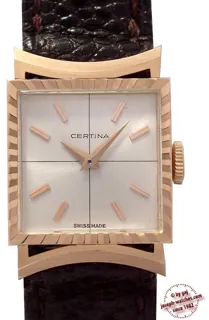 Certina Ladies Wristwatch 0808 270 18k rose gold Silver