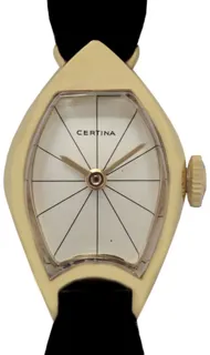 Certina Ladies Wristwatch 0804 216 Yellow gold and Stainless steel Silver