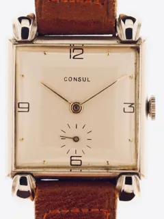 Consul Gents Wristwatch 734 4 Stainless steel Silver