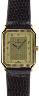 Cyma Ladies elegant Wristwatch 5244 Yellow gold and Stainless steel two toned$textured yellow gold