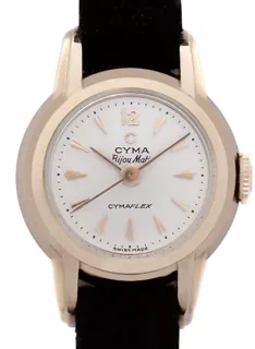 Cyma Bijou Matic 8 1303 67 18k rose gold Silver