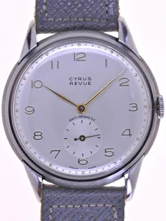 Cyrus Gents classic Wristwatch Stainless steel Silver