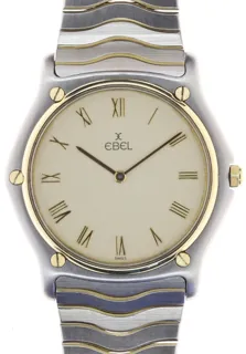 Ebel Sport Classic Wave E15576 Stainless steel and 18k yellow gold Cream