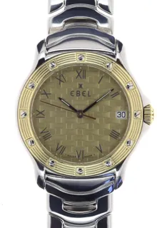 Ebel Dress Wave E6.187.932 Yellow gold and Stainless steel Golden