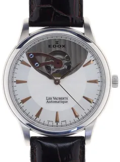 Edox Les Vauberts 85005 Stainless steel 2-tone silvered