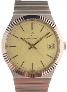 Eterna Eterna-Matic 633.0111 Stainless steel champaigne