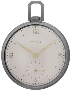 Eterna Art Deco Stainless steel 2-tone silvered