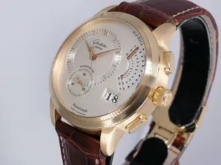 Glashütte PanoGraph 61-01-01-01-04 39.5mm Rose gold Silver