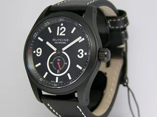 Glycine Incursore 3878 Stainless steel Black