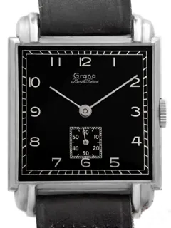 Grana Gents Wristwatch Stainless steel Black