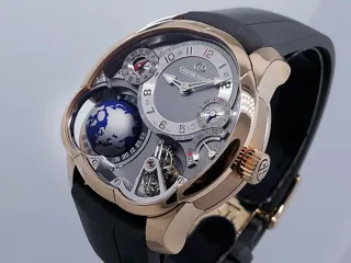 Greubel Forsey GMT Tourbillon 97805 GF05 43.5mm Rose gold Gray