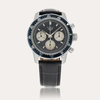 Heuer Autavia 2446C Stainless steel Black