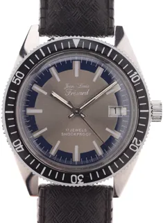 Jean-Louis Frésard Charquemont Stainless Steel Gents Scuba Divers Wristwatch PLMG 302 N 5 Stainless steel Gray