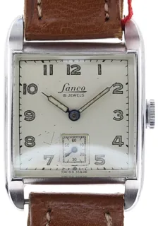 Lanco Gents elegant Wristwatch Stainless steel Silver