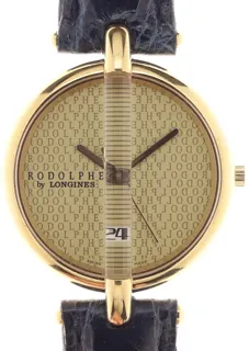 Longines Rodolphe 585.603 Yellow gold and Stainless steel champaigne