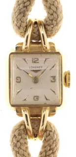 Longines Ladies Wristwatch 59 3768 Yellow gold Silver